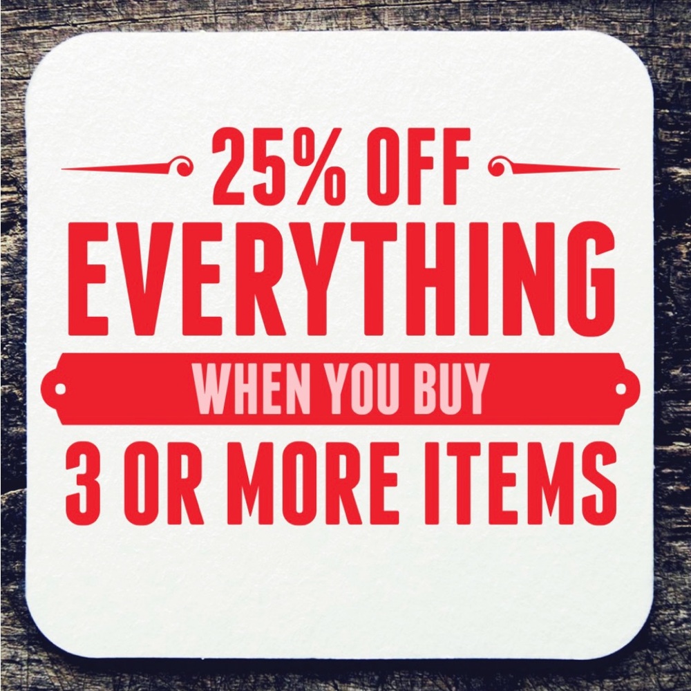 25% Off Promotion